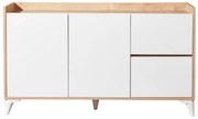Comodă Tuvantille 32 (Stejar safir + alb). 1127520