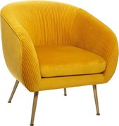 Fotoliu din catifea SOLARO