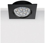 Spot incastrabil directionabil GU10 Deric negru