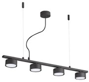 Lustră LED pe cablu Ideal Lux MINOR 4xGX53/9W/230V 75,5 cm negru