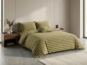 Lenjerie cocolino KELVIO verde Dimensiune lenjerie de pat: 2 buc 70 x 90 cm | 200 x 220 cm