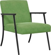 vidaXL fotoliu Verde deschis 59 x 75 x 78 cm Catifea