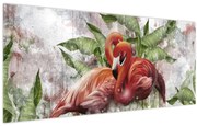 Tablou - Flamingo (120x50 cm)