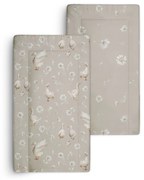 Saltea pentru masa de infasat bebe, impermeabila, fata dubla, Goose Family by BabySteps