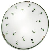 Plafonieră Kolarz 731.11.4.21 NONNA 1xE27/60W/230V d. 30 cm verde