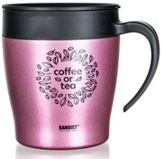 Banquet Cană termică de călătorie TAZZA 330 ml,roz