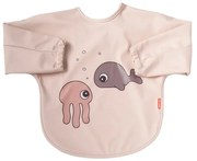 Done by Deer – Baveta Polistier cu maneci lungi roz – Sea Friends