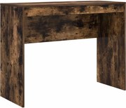 vidaXL Birou Stejar fumuriu 100 x 40 x 76 cm