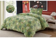 Lenjerie cocolino CHRISTMAS TREE VELVET verde Dimensiune lenjerie de pat: 70 x 90 cm | 140 x 200 cm