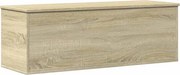 vidaXL Cutie de depozitare, stejar sonoma, 102x35x35cm, lemn prelucrat