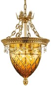 Lustra LUX realizata manual cu cristale Scholer Edgard, 50cm