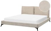 Pat matrimonial 180 cm Mellody (gri bej) (cu somieră). 1081355