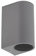 Aplică de exterior PARETE 2xGU10/6W/230V IP54 gri