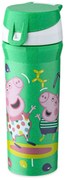 Sticlă de apă Peppa Pig Pop 500 ml, KOZIOL