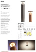 Redo 90590 - Lampă de exterior BIRO LED/12W/230V 3000K 30 cm CRI 90 IP65 maro