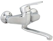 Baterie bucatarie prindere perete , pipa medie mobila,crom lucios TRENDY S