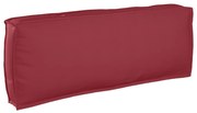 vidaXL Set de perne pentru palet 2 pcs bordo 120 x 80 x 12 cm