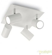 Plafoniera design modern minimalist SPOT PL4 alba 156774