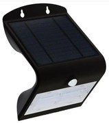 Aplică LED solară cu senzor LED/3W/3,7V 3000/4000K IP65 neagră