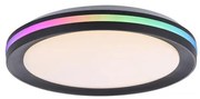 Plafonieră LED RGBW dimabilă JUST LIGHT. 7509018 GANGES LED/24W/230V + telecomandă