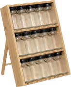 Organizator pentru condimente pentru sertar sau blat, 15 borcănele