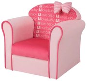 Fotoliu pentru copii, roz