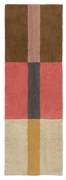 Covor tip traversă țesut manual din lână 80x230 cm Chroma Spiced Coral – Lorena Canals