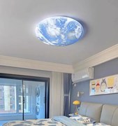 Lustra LED Plafoniera, Elit's, Pamant, 96W lumina calda ,rece si neutra