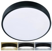 Plafonieră LED dimabilă Brilagi POOL SMART LED/48W/230V 40 cm Wi-Fi Tuya negru + telecomandă