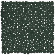 Spirella Suport antiderapant pentru duș GALETS, verde închis, 53 x 53 cm
