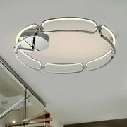 Lustra LED aplicata design ultra-modern 80cm Colette. crom