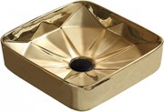 Mexen Elmira chiuvetă pe blat 41 x 41 cm, aurie - 22094150