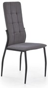 Scaun de bucaterie Muriel, gri/negru