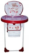 Scaun de masa pentru copii si bebe Baby Care™ CC reglabil in 3 trepte,Pliabil, Centura de siguranta, Sezut comfortabil, Masuta detasabila, Pozitie