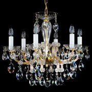 Candelabru Cristal Bohemia Exclusive 6 brate, diam.62cm MARIA TEREZIA 21 CE