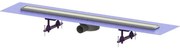 Set rigola pentru dus plus capac Kessel Linearis Compact 95 cm inox cu sita de par si clapeta multistop