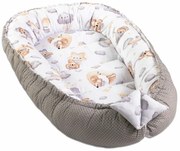 Cosulet bebelus pentru dormit Kidizi Baby Nest Cocoon 90x50 cm Koala Dreams