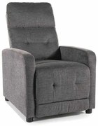 Scaun reclinabil Lennox, gri