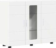 vidaXL Dulap din Lemn Alb 88,5 x 30,5 x 73 cm Lemn compozit