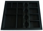 Suport extensibil Premium pentru bijuterii, gri antracit (Latime: 700 mm)