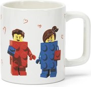 Cană pentru copii albă din ceramică 300 ml Love – LEGO®