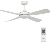 Ventilator LED dimabil Lucci air 213302 SLIPSTREAM 1xGX53/12W/230V alb + telecomandă