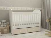 Patut cu leganare Diana 2 Alb-Cappuccino D102