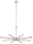 Lustra cu 8 brate design LUX realizat manual OREZZO