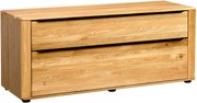 Comodă lemn masiv Moon Stejar, 143 × 48 × 60 cm