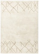 Covor crem lavabil, țesut manual din lână 160x230 cm Azera Crosshatch – Asiatic Carpets