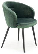 Scaun de masă CALMURE, verde închis