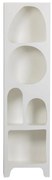 Bibliotecă albă 48x180 cm Caz – WOOOD