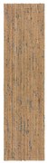 Covor tip traversă albastru/în culoare naturală țesut manual din iută 60x300 cm Jute Boucle Blue – Flair Rugs