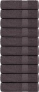vidaXL Prosoape de baie, FROGN, 10 buc., antracit, 100x150 cm, 360 g/m²